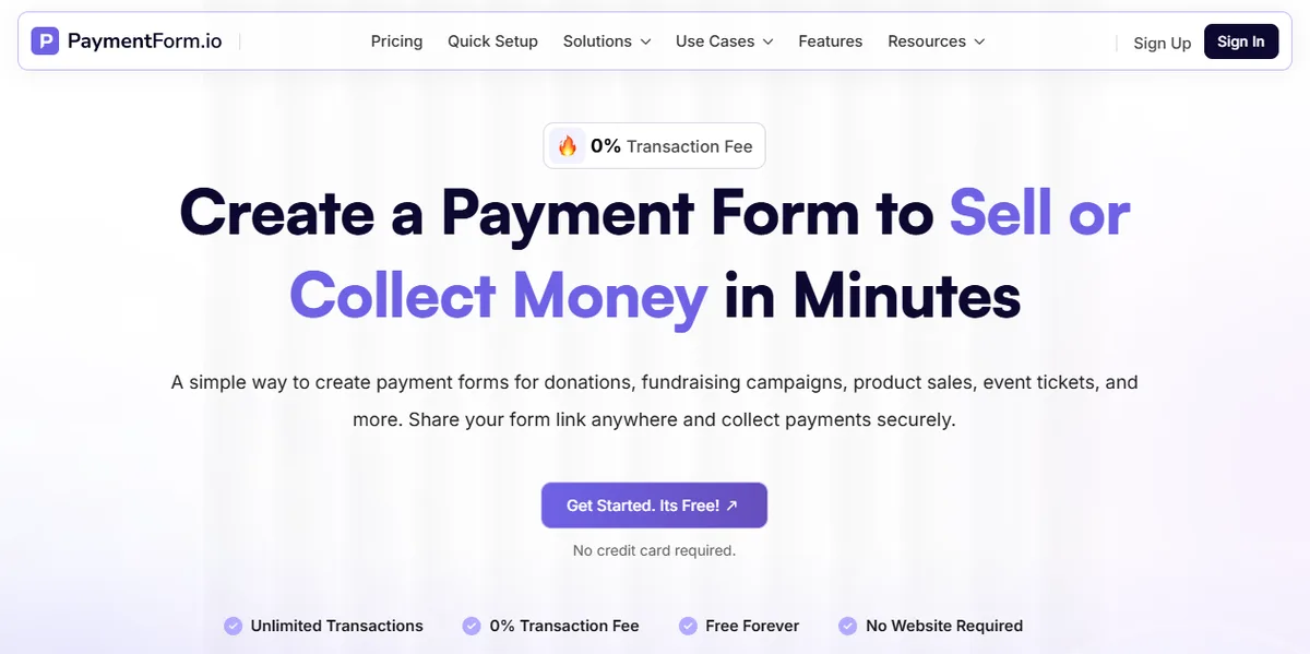 PaymentForm.io