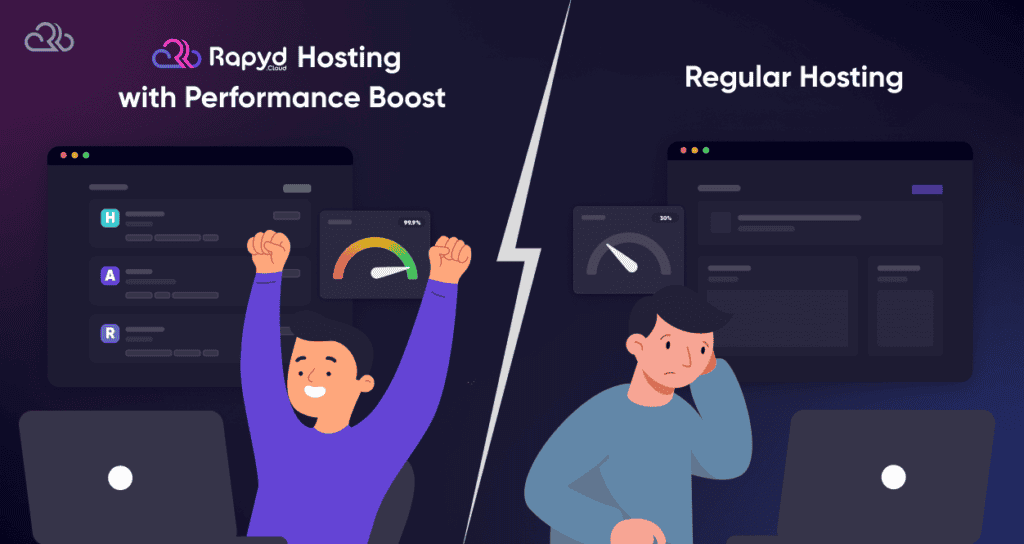 Levamo Hosting with Performance Boost vs Regular Hosting