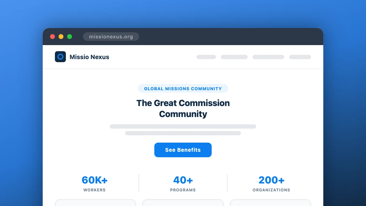 How Missio Nexus Scaled a Global Missions Network with Levamo