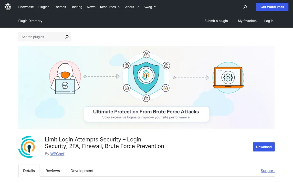 Limit Login Attempts Reloaded plugin homepage