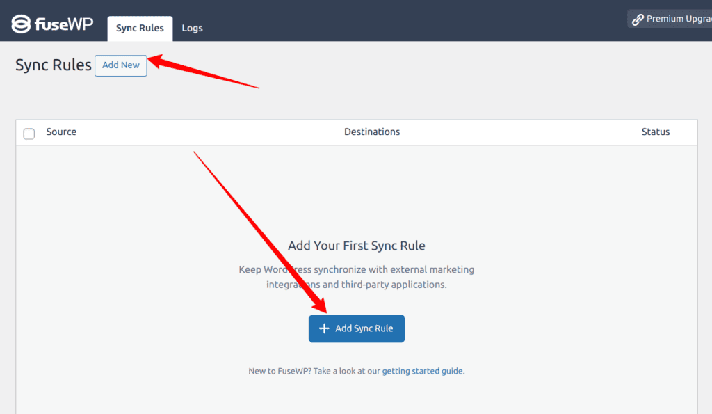 Sync Rules on FuseWP