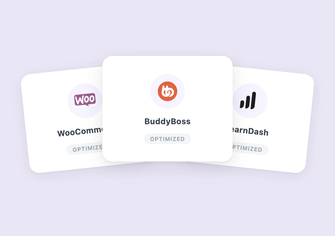 Levamo at the center connected to WC Vendors, WooCommerce, and BuddyBoss in an optimized stack
