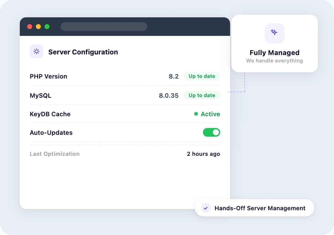 Server dashboard showing scheduled tasks running on time with healthy resource usage